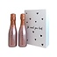 Bottega Gepersonaliseerde doos met 2 Prosecco Gold / Rosé 20CL