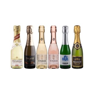 Alcoholvrije variërende mousserende wijn proefpakket 6 x 20CL