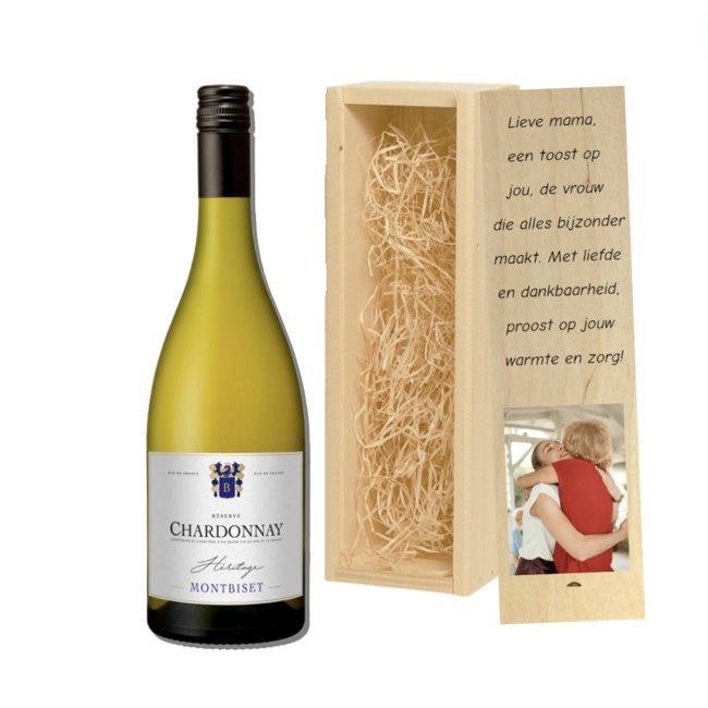 Gepersonaliseerde kist met Wijn