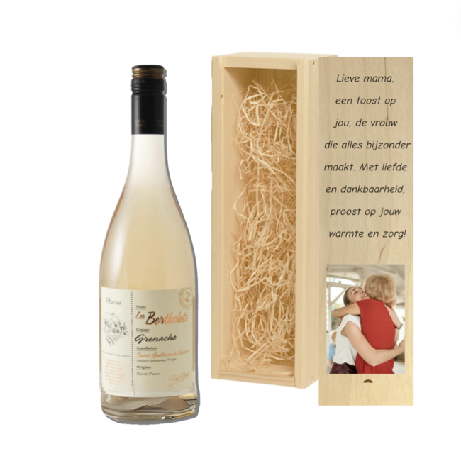 Gepersonaliseerde kist met Wijn