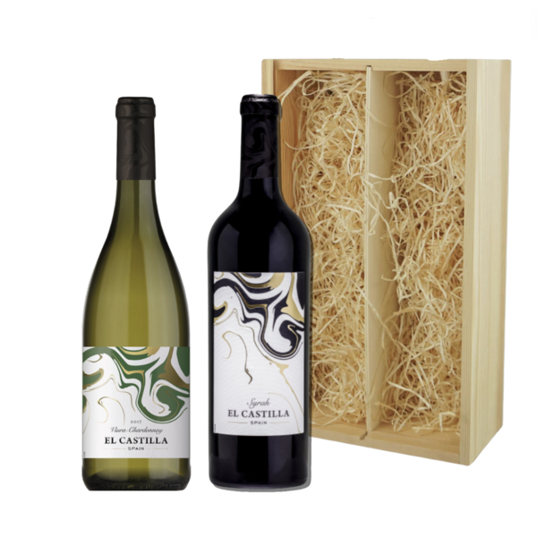 El Castilla Geschenkkist Chardonnay & Syrah