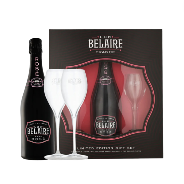 Luc Belaire Rare Rosé + 2 Glazen