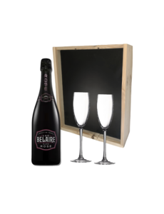 Luc Belaire Rosé Rare Geschenkkist + 2 flutes