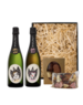 Rock 'n Rolle Valentijnspakket King 75CL & Queen 75CL met Chocolade