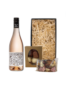 Rock 'n Rolle Valentijnspakket Baby Rosé 75CL met Chocolade