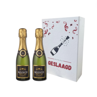 Nozeco Geslaagd doos met 2 Alcohol-Free Sparkling Wine 20CL