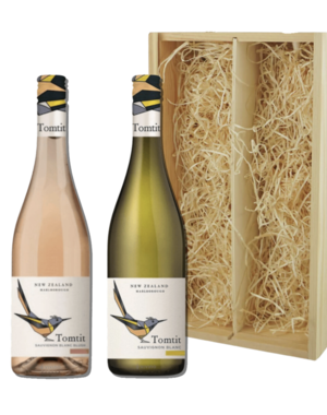 Tomtit Geschenkkist Sauvignon Blanc & Blush Rosé