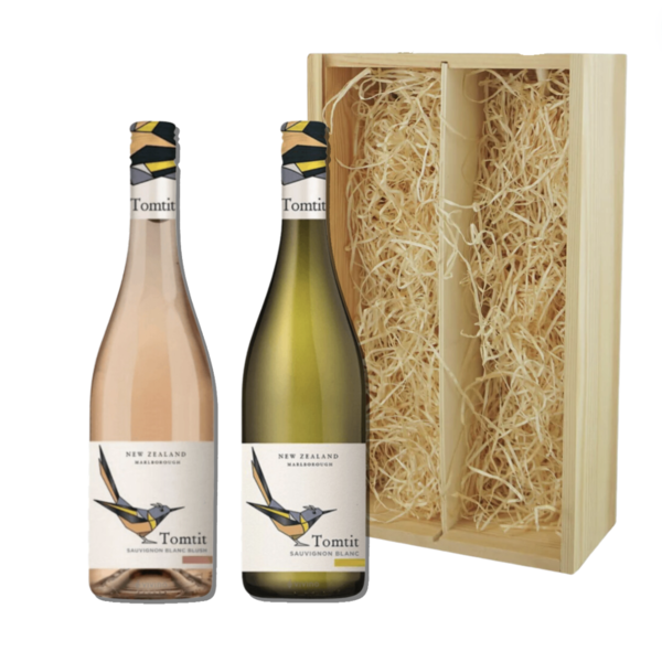 Tomtit Geschenkkist Sauvignon Blanc & Blush Rosé