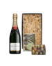 Moët & Chandon Paaspakket Champagne Brut 75cl met Luxe Paaschocolade  & Paasflikken