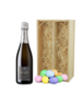 Eric Legrand Paaskist Champagne Brut 75cl met Paaseitjes