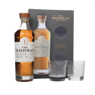 The Irishman Harvest giftset met 2 glazen