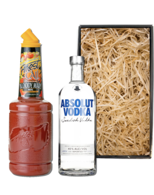 Drankcadeau Bloody Mary cocktailpakket met Absolut Vodka