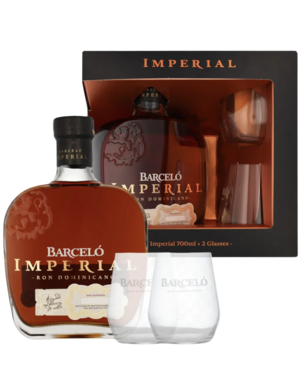 Barcelo Imperial giftpack met 2 glazen