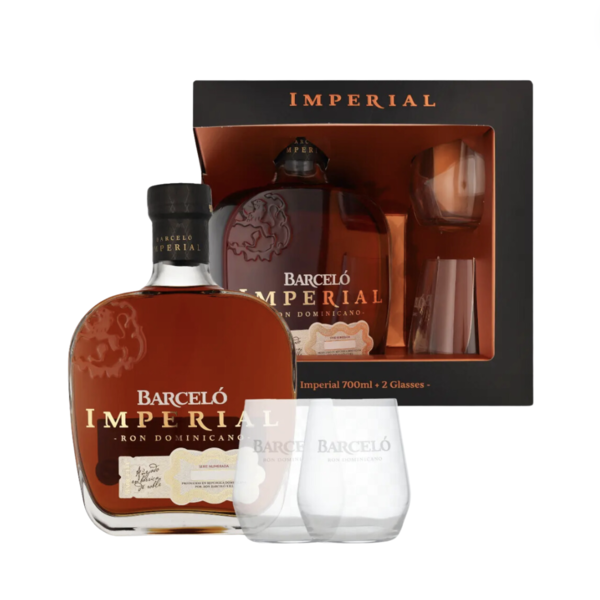 Barcelo Imperial giftpack met 2 glazen