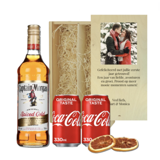 Gepersonaliseerde kist met Cuba Libre Cocktail