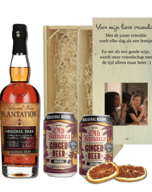  Gepersonaliseerde kist met Dark 'n Stormy Cocktail