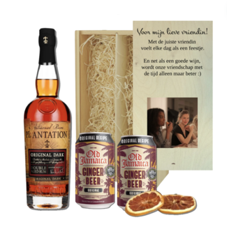 Gepersonaliseerde kist met Dark 'n Stormy Cocktail