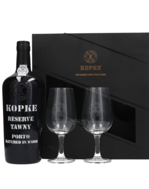 Kopke Reserve Tawny Giftbox met 2 glazen