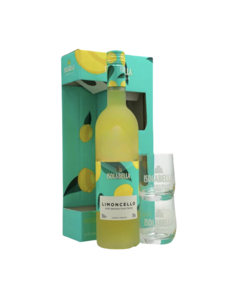 Isolabella Limoncello 70cl + 2 Glasses