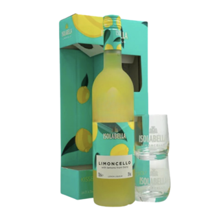 Isolabella Limoncello 70cl + 2 Glasses