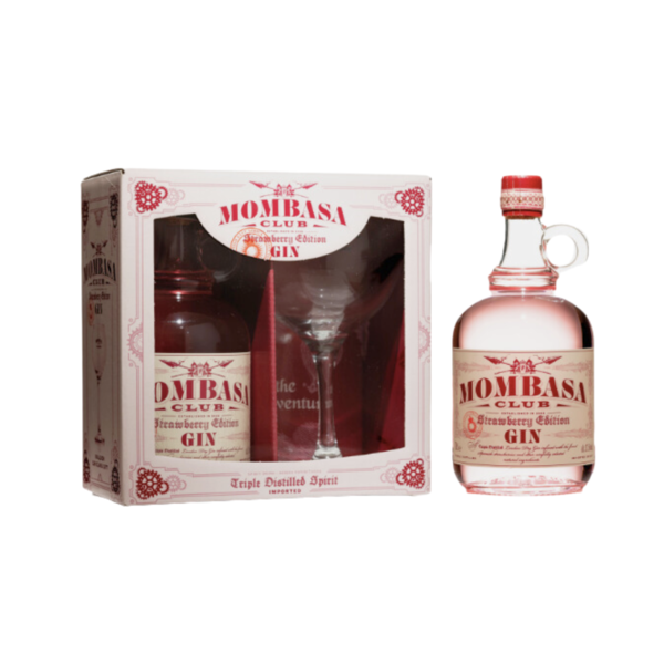 Mombasa Club Strawberry Glass Pack 70CL