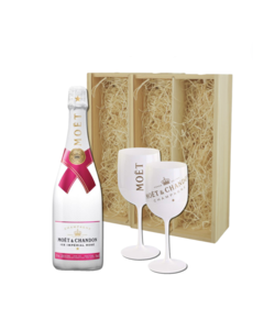 Moët & Chandon Ice Rosé Gift + 2 Ice Glazen