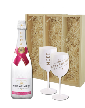 Moët & Chandon Ice Rosé Gift + 2 Ice Glazen