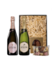 Jacquart Champagne Brut 75CL & Rosé 75CL Valentijnspakket met Chocolade