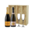 Veuve Clicquot  Geschenkkist met 2 flutes VCP brut & rose