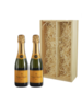 Veuve Clicquot  Geschenkset Houten Kist 2x37,5CL