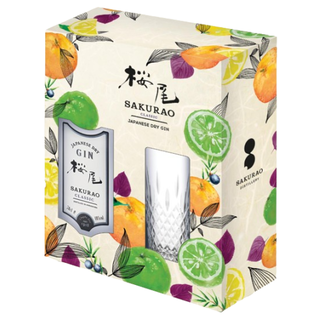SAKURAO Japanese Classic Gin + Glas