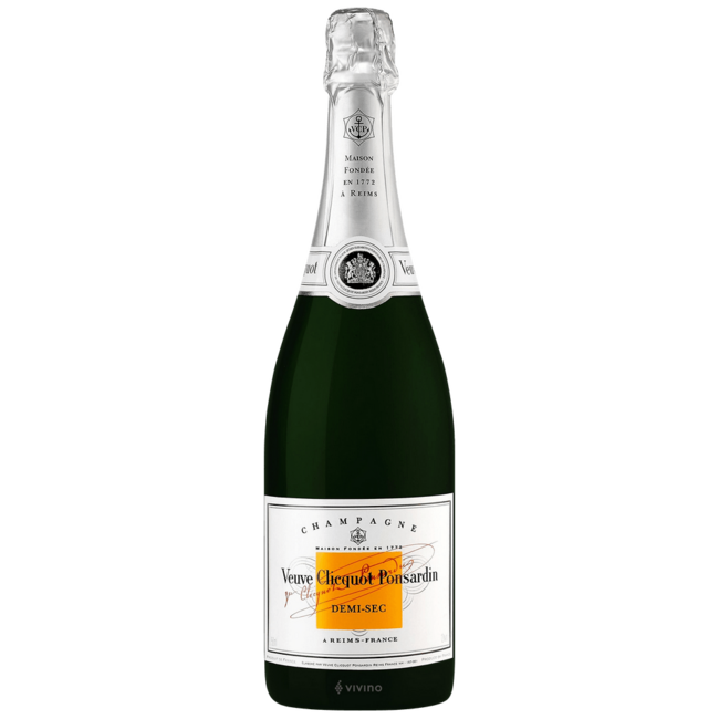 Veuve Clicquot  Demi Sec design in giftbox 75CL