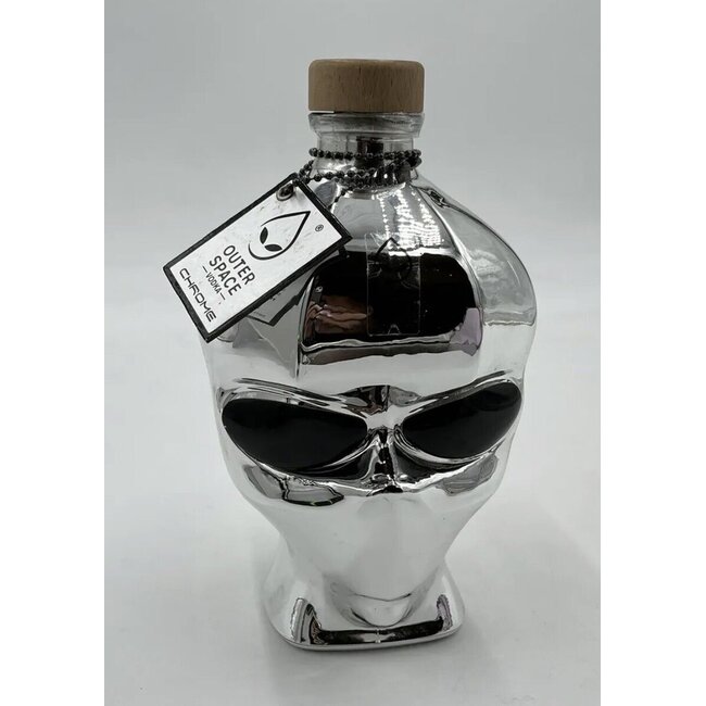 Outer space Alien Head Chrome 70CL