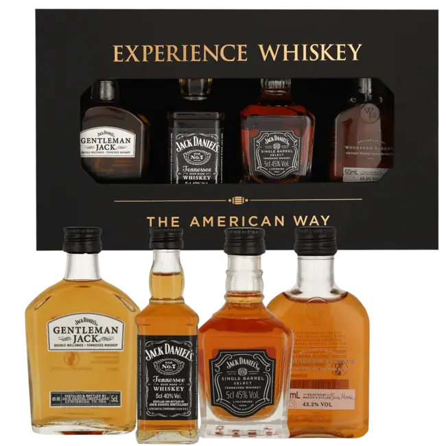 Jack Daniel's The American Experience Whiskey Set 4x5CL