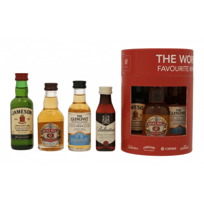 The World Favourite Whiskies World Favourite Whiskies (4x5cl bottles)