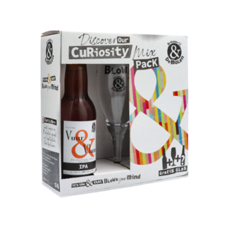 De Molen De Molen Giftpack Curiosity 3+1 met Bierglas