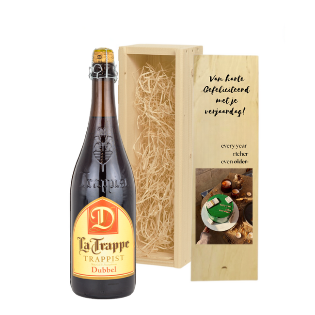 Gepersonaliseerde kist met Bier