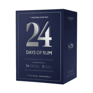 The Original Rum Box 24 Days of Rum Calendar Blue Edition