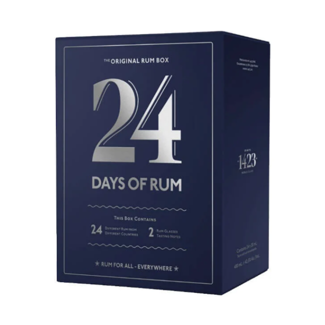 The Original Rum Box 24 Days of Rum Calendar Blue Edition
