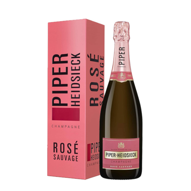 Piper-Heidsieck Rosé Sauvage 75 CL in Giftbox