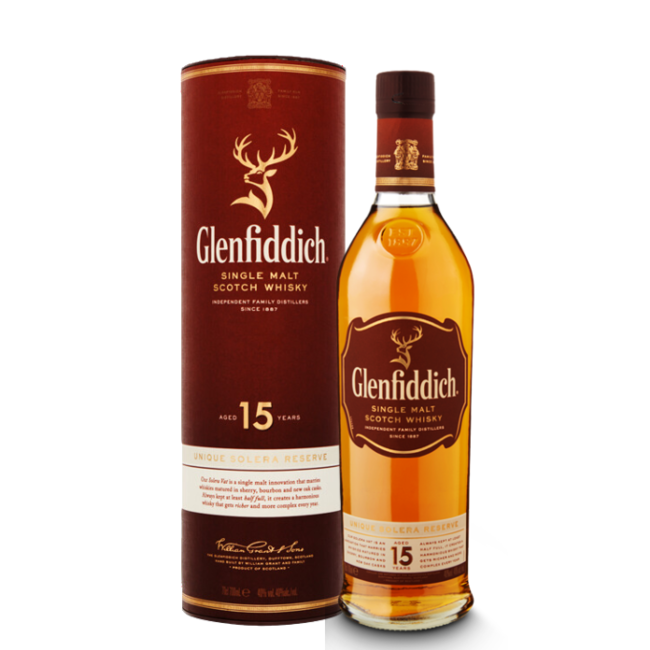 Glenfiddich 15 Years Single Malt Solera 70CL