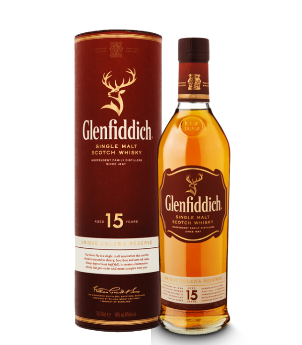 Glenfiddich 15 Years Single Malt 70CL laten bezorgen - Drank