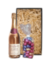 OddBird Alcoholvrij Paaspakket Sparkling Rosé 75CL met Luxe Paaschocolade