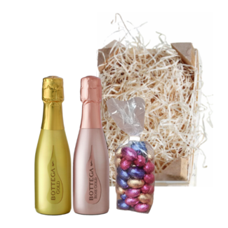 Bottega Paaspakket Gold & Rosë 20cl met Paaseitjes