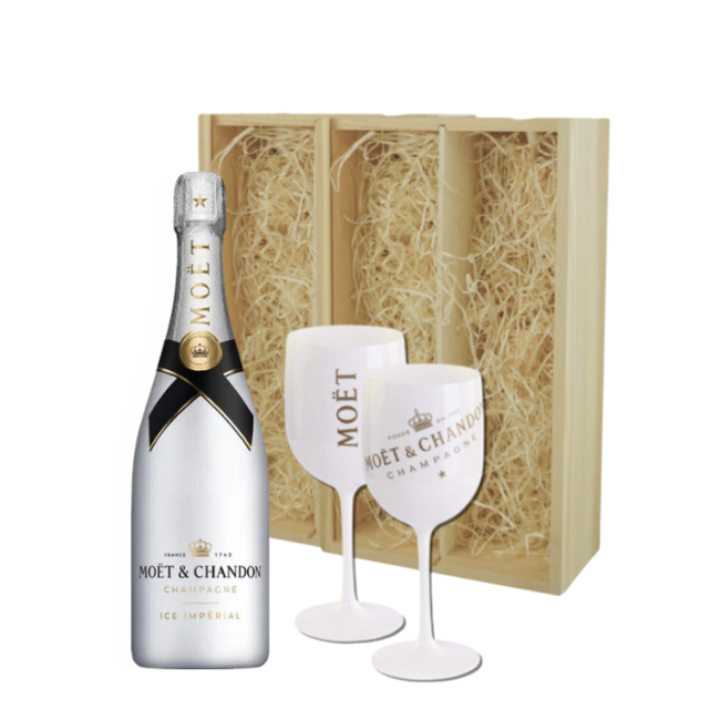 Moët & Chandon Ice Impérial Geschenkset ICE + 2 glazen