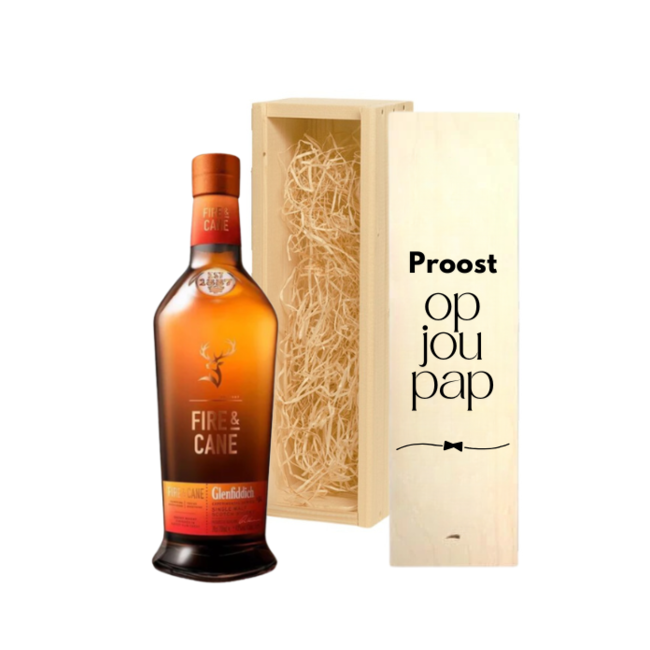 Gepersonaliseerde kist met Whisky - Vaderdag