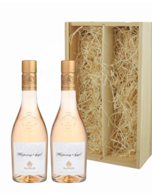  Château d’Esclans Whispering Angel 2x 37,5CL in houten kist