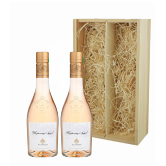Château d’Esclans Whispering Angel 2x 37,5CL in houten kist