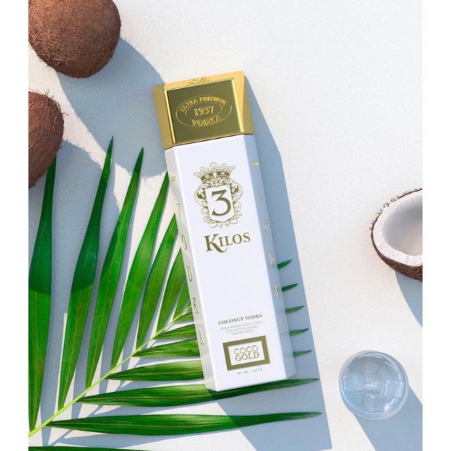 3 Kilos Vodka Vodka Coco Gold 70CL