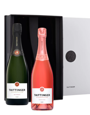 Taittinger Brut & Rosé Champagne Giftbox